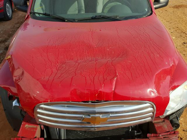3GNCA13B99S591536 - 2009 CHEVROLET HHR LS RED photo 7