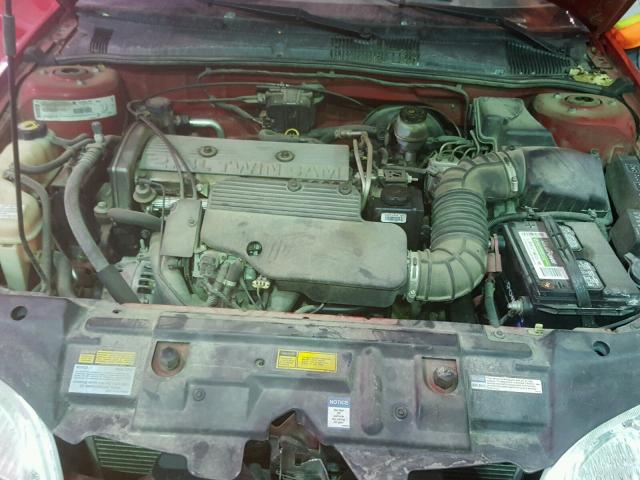 1G1JF12T1Y7171108 - 2000 CHEVROLET CAVALIER Z RED photo 7