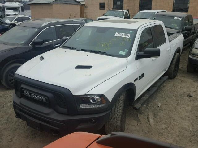 1C6RR7YT1HS749837 - 2017 RAM 1500 REBEL WHITE photo 2