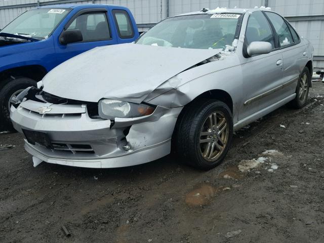 1G1JH54F437348669 - 2003 CHEVROLET CAVALIER L SILVER photo 2