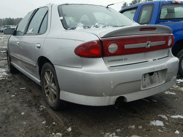 1G1JH54F437348669 - 2003 CHEVROLET CAVALIER L SILVER photo 3