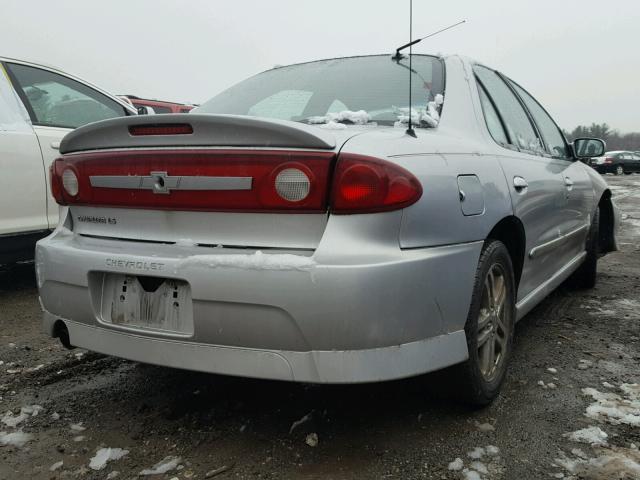 1G1JH54F437348669 - 2003 CHEVROLET CAVALIER L SILVER photo 4