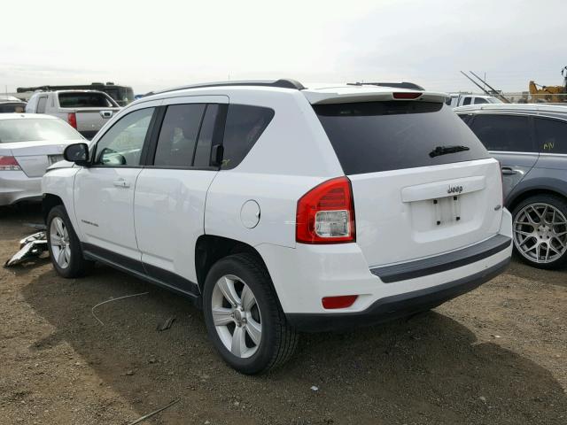 1C4NJCEB0DD190895 - 2013 JEEP COMPASS LA WHITE photo 3