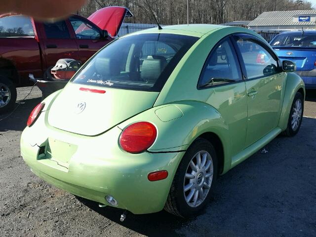 3VWCK31CX5M415748 - 2005 VOLKSWAGEN NEW BEETLE 绿色 照片 4