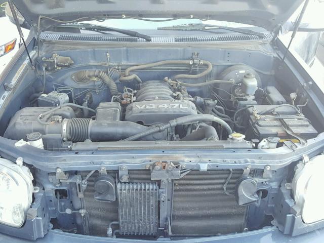 5TBDT44195S478241 - 2005 TOYOTA TUNDRA DOU BLUE photo 7