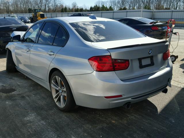 WBA3A9G5XDNP36885 - 2013 BMW 335 I GRAY photo 3