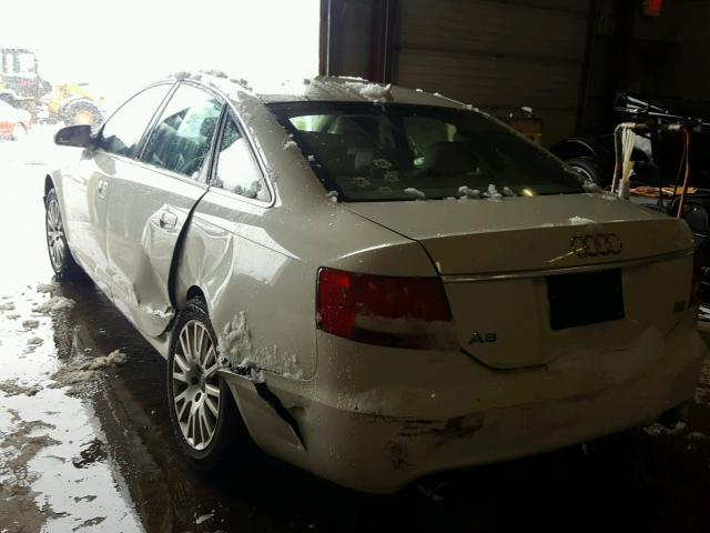 WAUDG74FX6N073714 - 2006 AUDI A6 3.2 QUA WHITE photo 3