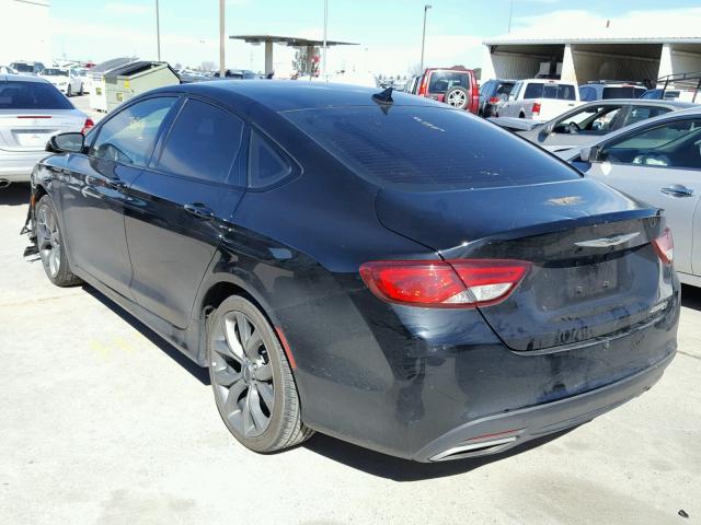 1C3CCCBB5GN142754 - 2016 CHRYSLER 200 S BLACK photo 3