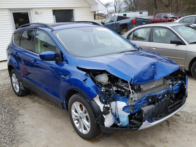 1FMCU0GD0HUD37200 - 2017 FORD ESCAPE SE BLUE photo 1