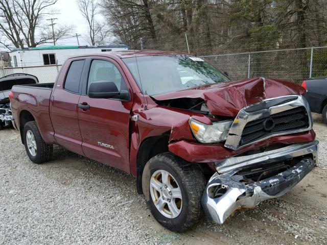 5TBBV54198S522508 - 2008 TOYOTA TUNDRA DOU RED photo 1