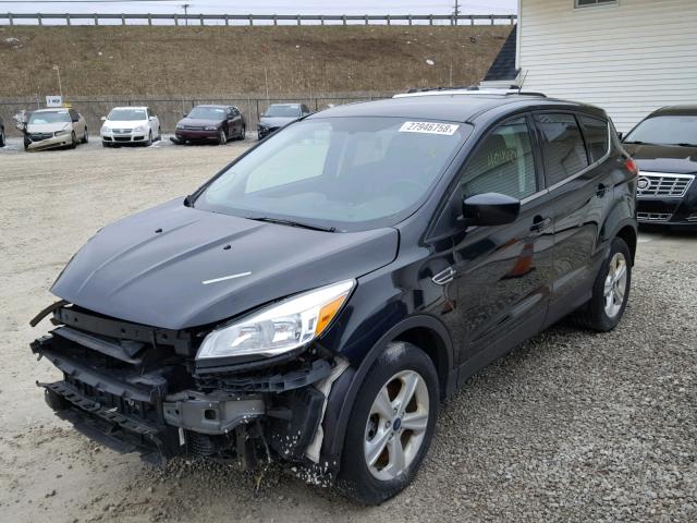 1FMCU9G92FUC33790 - 2015 FORD ESCAPE SE BLACK photo 2