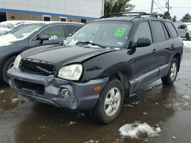 KM8SC73E66U075895 - 2006 HYUNDAI SANTA FE G BLACK photo 2