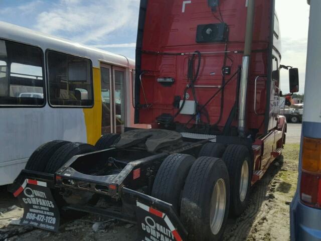 4V4NC9TH2CN537239 - 2012 VOLVO VN VNL RED photo 4