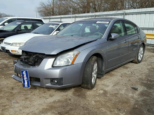 1N4BA41E17C803924 - 2007 NISSAN MAXIMA SE SILVER photo 2