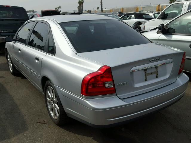 YV1TS59H341378353 - 2004 VOLVO S80 2.5T SILVER photo 3