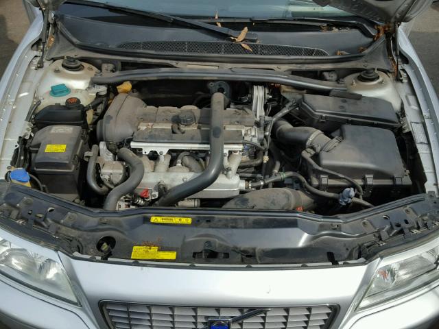 YV1TS59H341378353 - 2004 VOLVO S80 2.5T SILVER photo 7