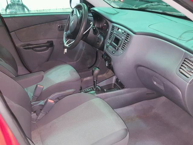 KNADH4A31A6687916 - 2010 KIA RIO LX Կարմիր լուսանկար 5
