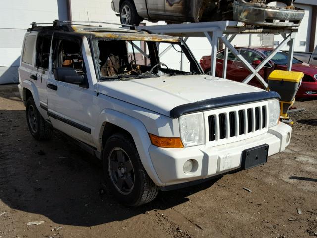 1J8HG48K06C209024 - 2006 JEEP COMMANDER WHITE photo 1
