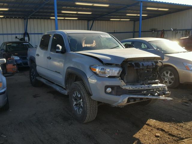 3TMCZ5AN4GM003386 - 2016 TOYOTA TACOMA DOU GRAY photo 1