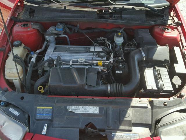 1G1JC52F647137430 - 2004 CHEVROLET CAVALIER RED photo 7