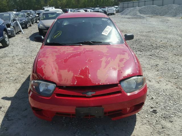 1G1JC52F647137430 - 2004 CHEVROLET CAVALIER RED photo 9