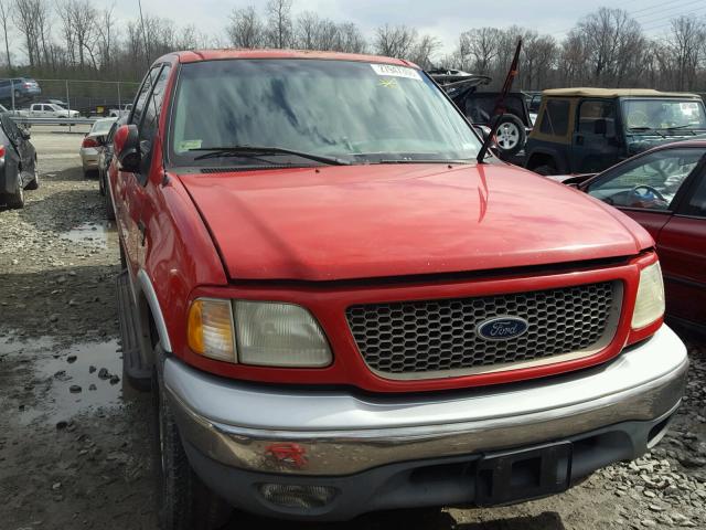 1FTRW08L52KE05640 - 2002 FORD F150 SUPER RED photo 1