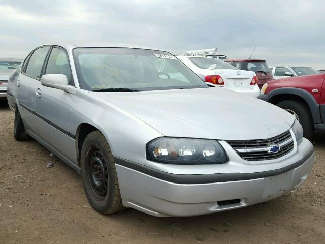 2G1WF52E739447202 - 2003 CHEVROLET IMPALA SILVER photo 1