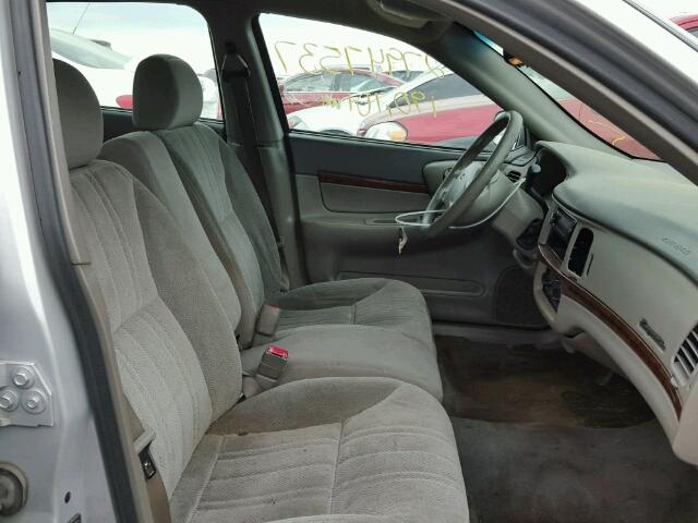 2G1WF52E739447202 - 2003 CHEVROLET IMPALA SILVER photo 5