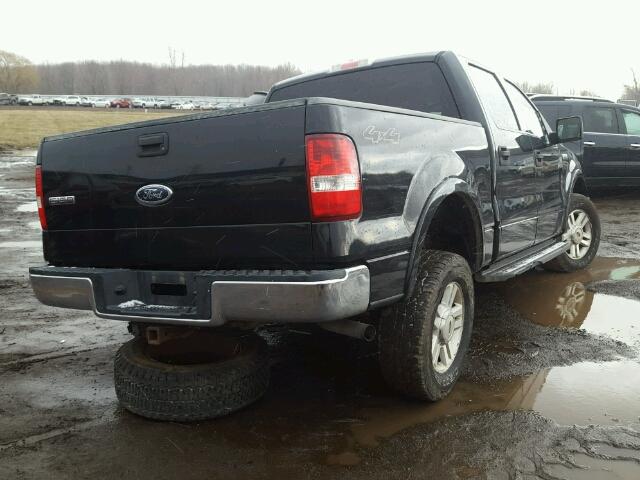 1FTPW14524KD44058 - 2004 FORD F150 SUPER BLACK photo 4