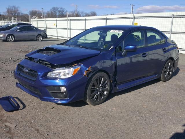 JF1VA1B69H9819743 - 2017 SUBARU WRX BLUE photo 2