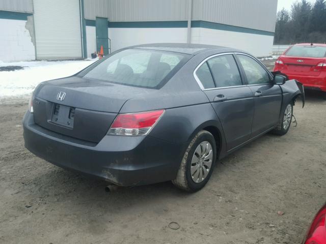 1HGCP26399A143852 - 2009 HONDA ACCORD LX GRAY photo 4