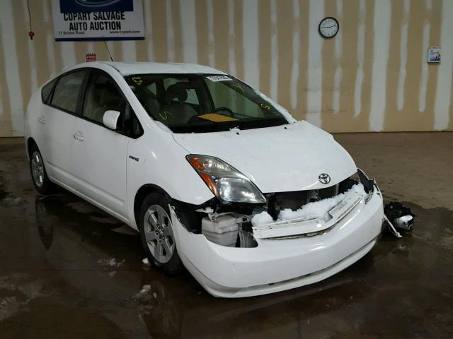 JTDKB20U083337201 - 2008 TOYOTA PRIUS WHITE photo 1