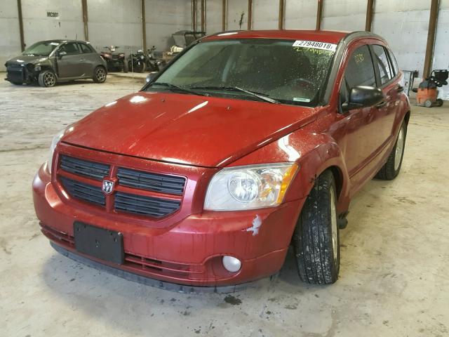 1B3HB48B58D565697 - 2008 DODGE CALIBER SX MAROON photo 2