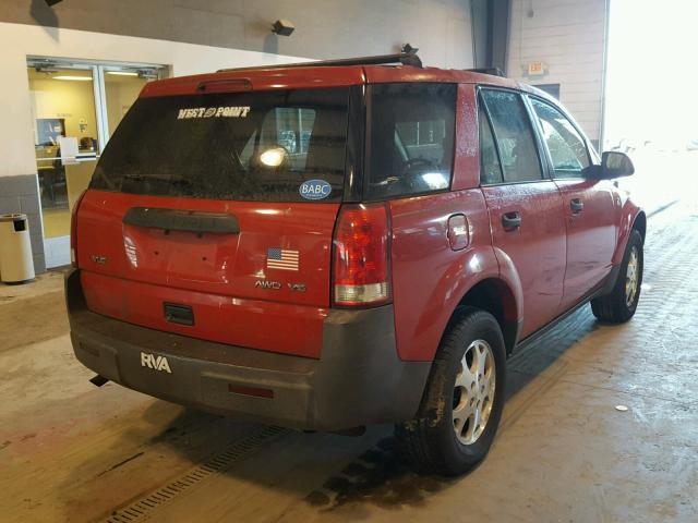 5GZCZ63BX3S910927 - 2003 SATURN VUE RED photo 4