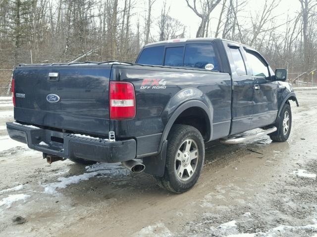 1FTPX14594FA16626 - 2004 FORD F150 BLACK photo 4