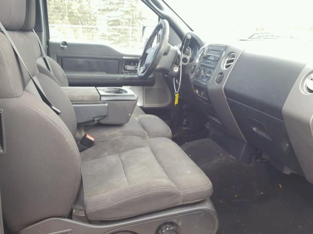 1FTPX14594FA16626 - 2004 FORD F150 BLACK photo 5