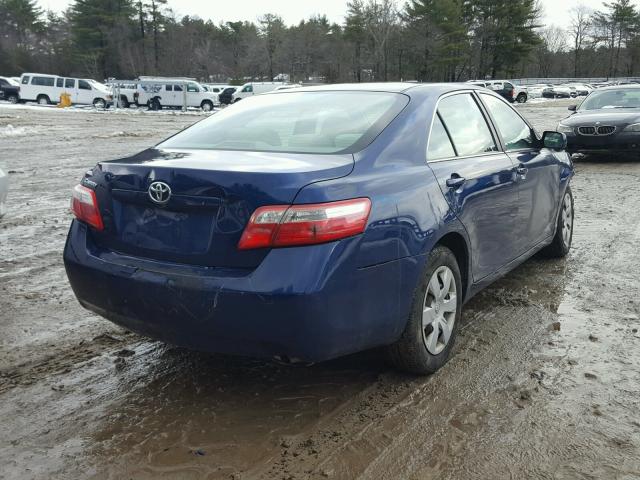 4T1BE46K38U225961 - 2008 TOYOTA CAMRY CE BLUE photo 4