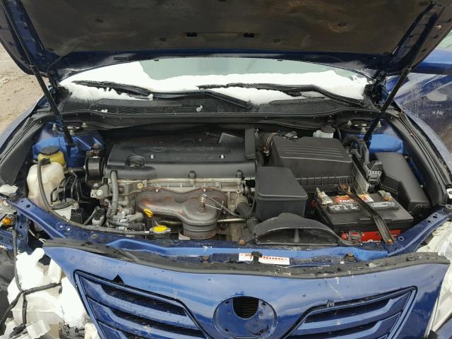 4T1BE46K38U225961 - 2008 TOYOTA CAMRY CE BLUE photo 7