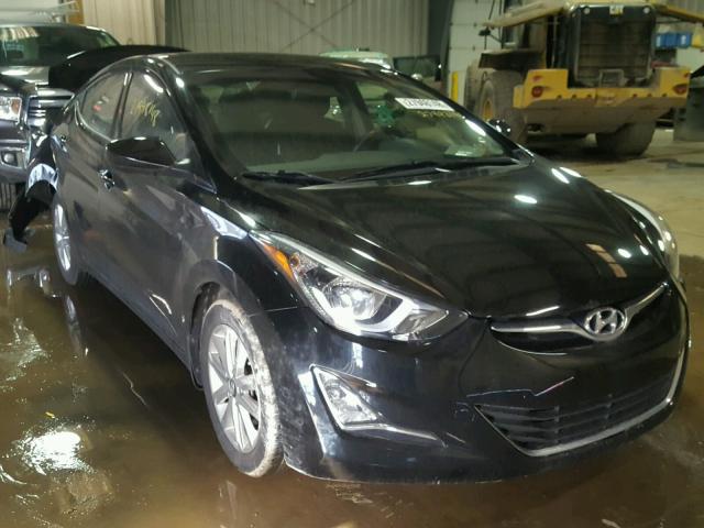 KMHDH4AE6FU389459 - 2015 HYUNDAI ELANTRA SE BLACK photo 1