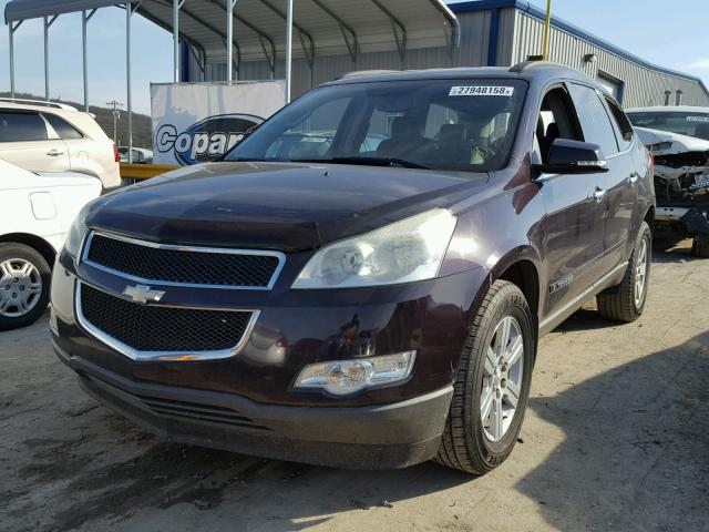 1GNER23D39S136511 - 2009 CHEVROLET TRAVERSE L PURPLE photo 2