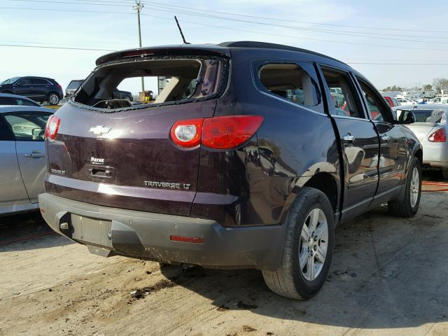 1GNER23D39S136511 - 2009 CHEVROLET TRAVERSE L PURPLE photo 4