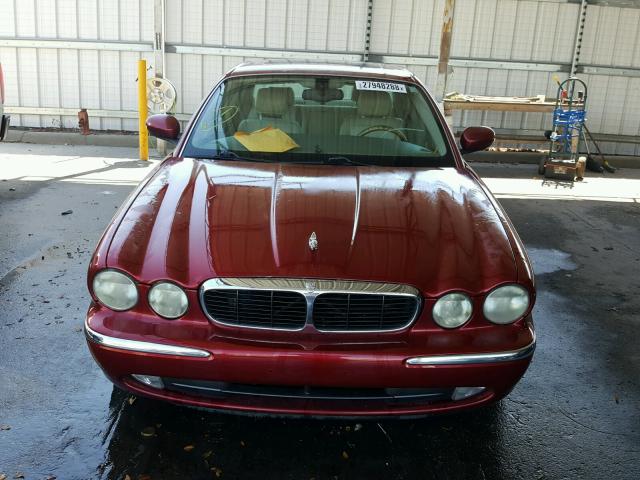 SAJWA71C34SG12992 - 2004 JAGUAR XJ8 RED photo 9