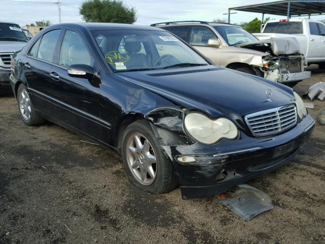 WDBRF61J63A511922 - 2003 MERCEDES-BENZ C 240 BLACK photo 1