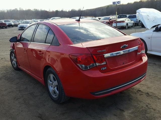 1G1PC5SB2E7234228 - 2014 CHEVROLET CRUZE LT RED photo 3