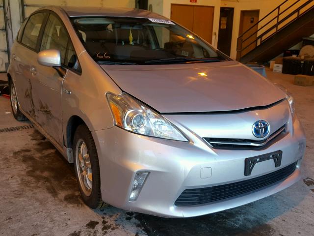 JTDZN3EU3D3262573 - 2013 TOYOTA PRIUS V SILVER photo 1