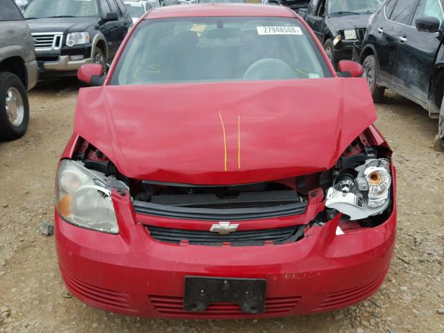 1G1AF5F51A7200468 - 2010 CHEVROLET COBALT 2LT RED photo 7