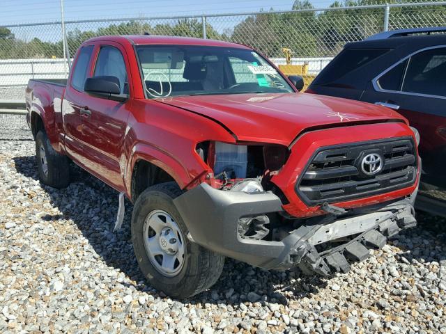 5TFRX5GN2GX051177 - 2016 TOYOTA TACOMA ACC RED photo 1