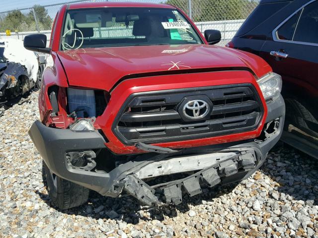5TFRX5GN2GX051177 - 2016 TOYOTA TACOMA ACC RED photo 9