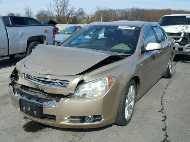 1G1ZK57758F172575 - 2008 CHEVROLET MALIBU LTZ GOLD photo 2