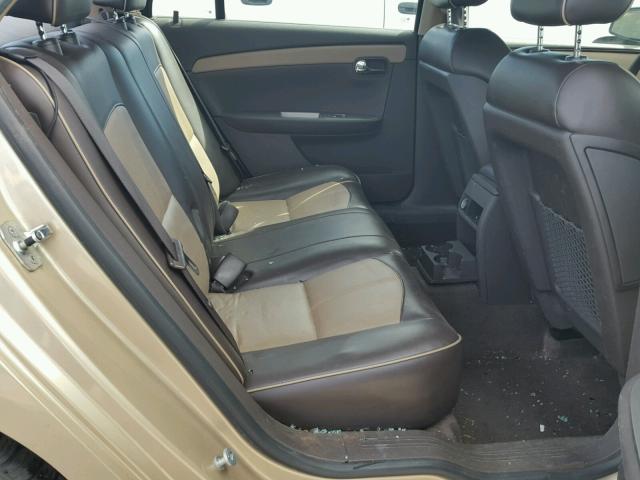 1G1ZK57758F172575 - 2008 CHEVROLET MALIBU LTZ 金色 照片 6